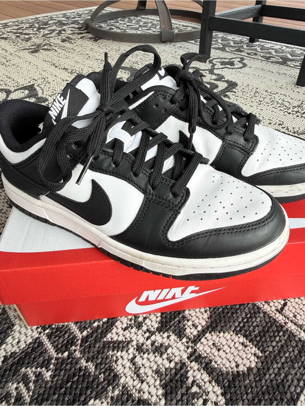 Nike Dunk Low Panda Black White Women’s 7